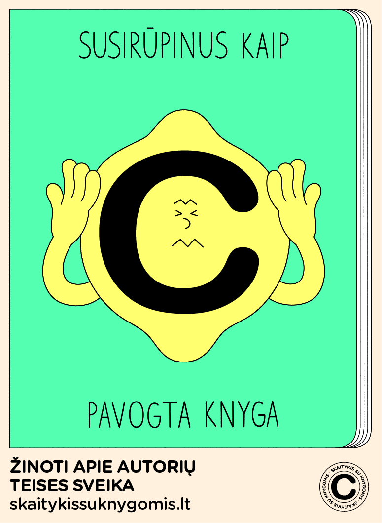 Susirūpinus kaip ką tik apvogta rašytoja (citrina)