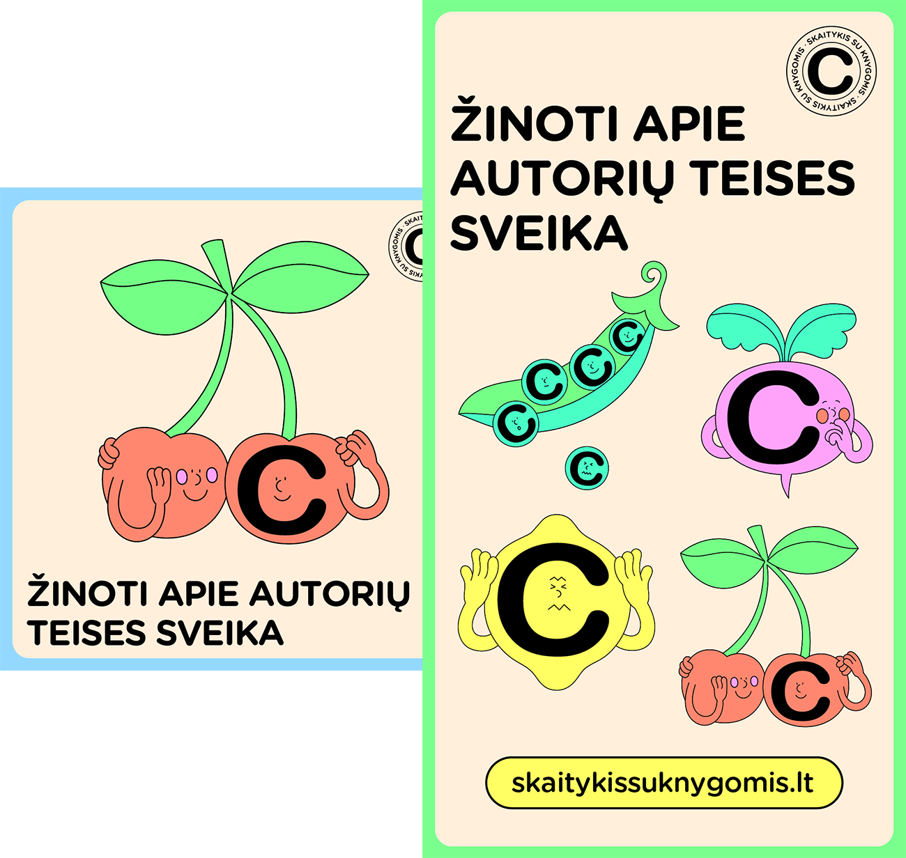 Socialinių medijų plakatai